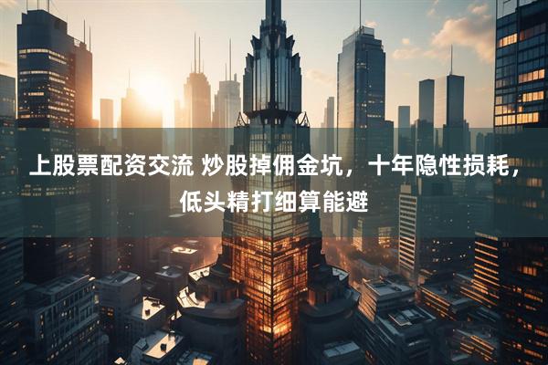 上股票配资交流 炒股掉佣金坑，十年隐性损耗，低头精打细算能避